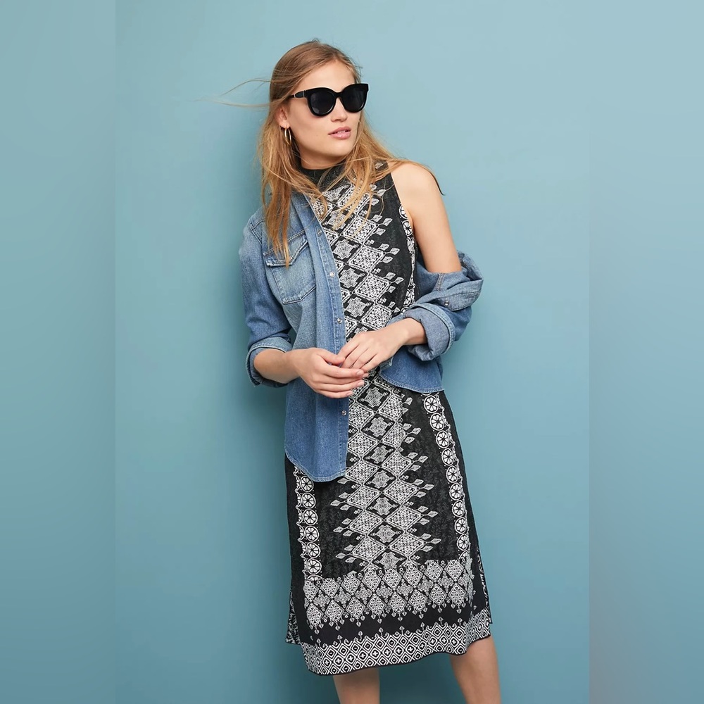 NWT *VANESSA VIRGINIA* by Anthropologie *MALVINA* Sweater Dress … Size: SP